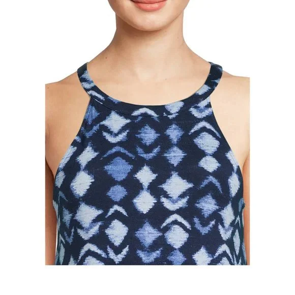 NWT Time and Tru Women's Printed Halter Dress, - Picture 5 of 8